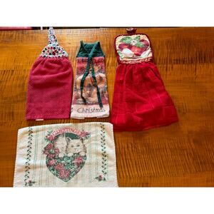 Assorted Vintage Holiday Linens LOT Christmas 4th of July